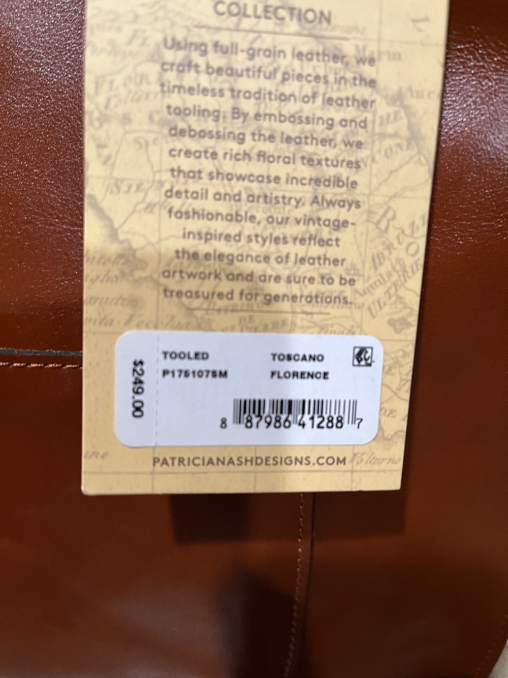Particia Nash EUC TOSCANO TOTE - Picture 9 of 13